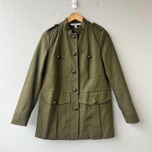 Zara | Olive Green Military Jacket